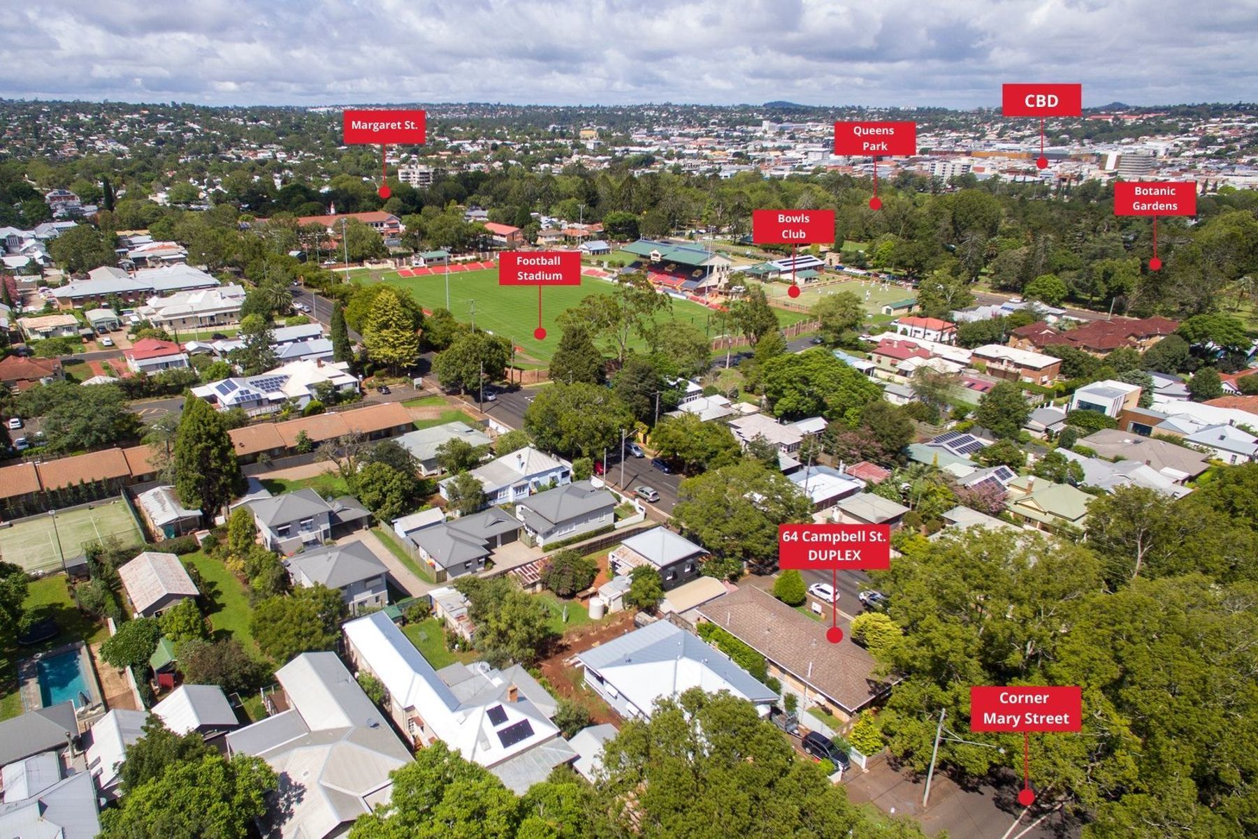 64 Campbell Street East Toowoomba Queensland BlockOfUnits for Sale RE