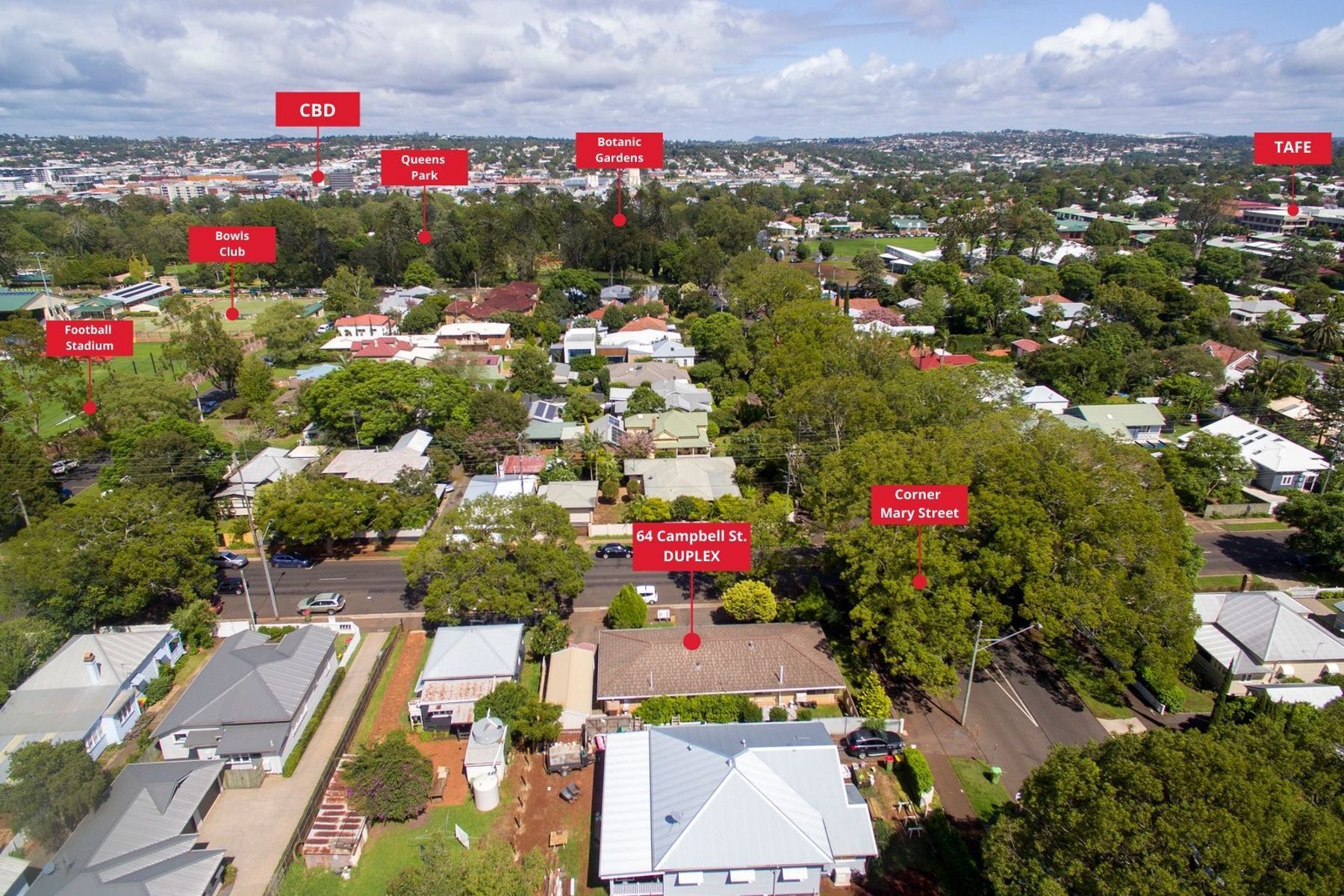 64 Campbell Street East Toowoomba Queensland BlockOfUnits for Sale RE