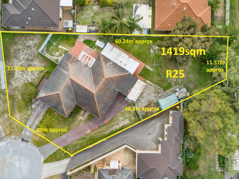2 Homes on 1419sqm Zoned R25