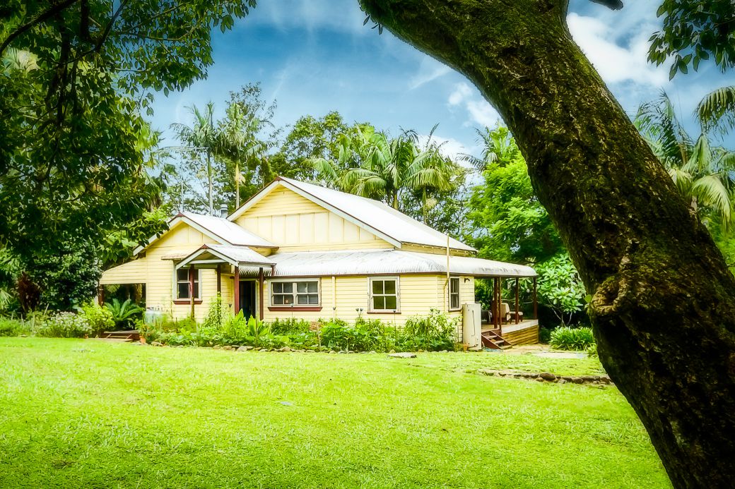 Historic weatherboard farmhouse