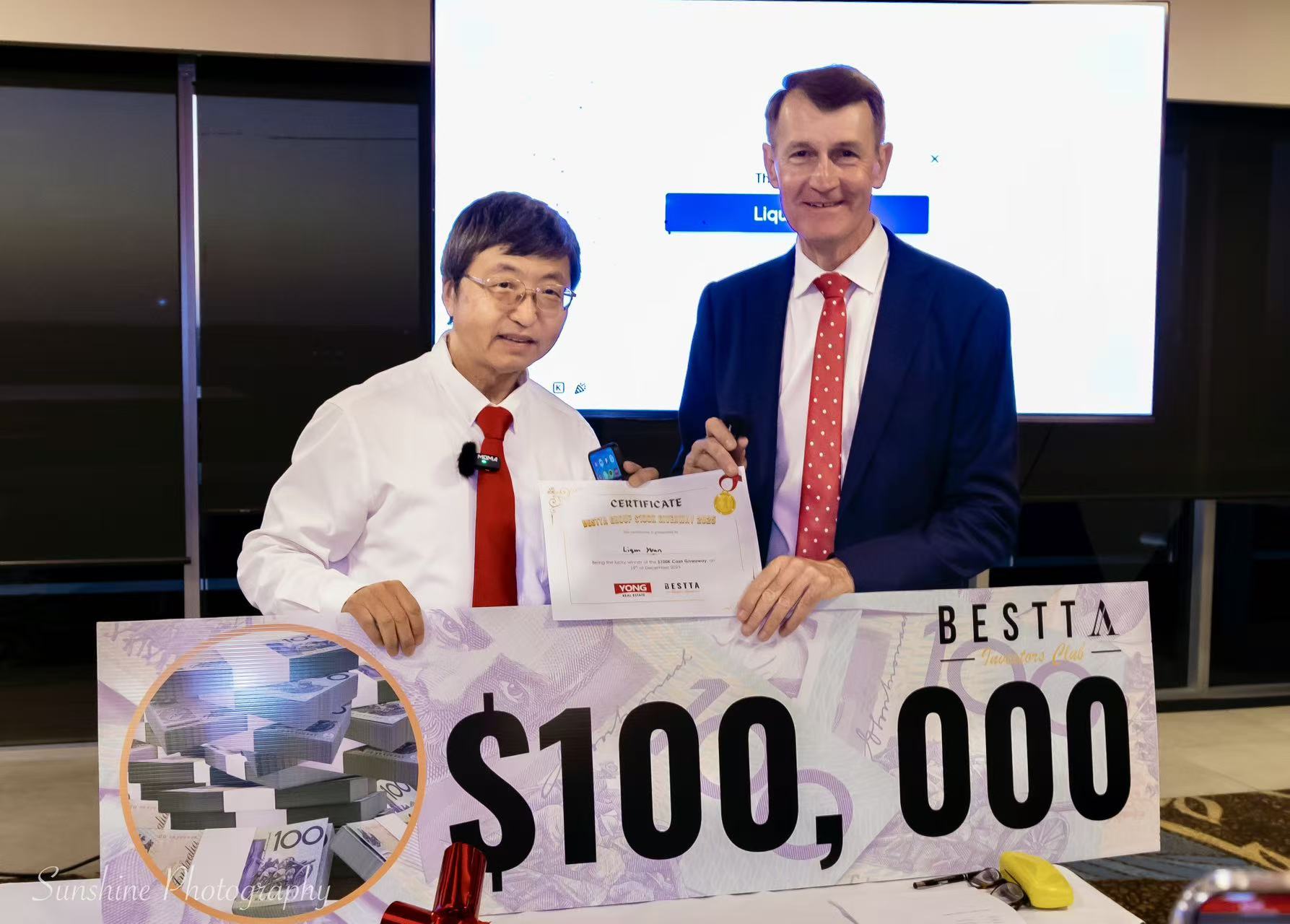 Giveaway Cash & Certificate